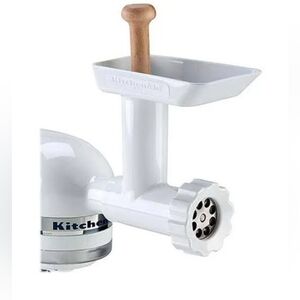 NEW- KitchenAid Food Grinder Mixer Attachment.